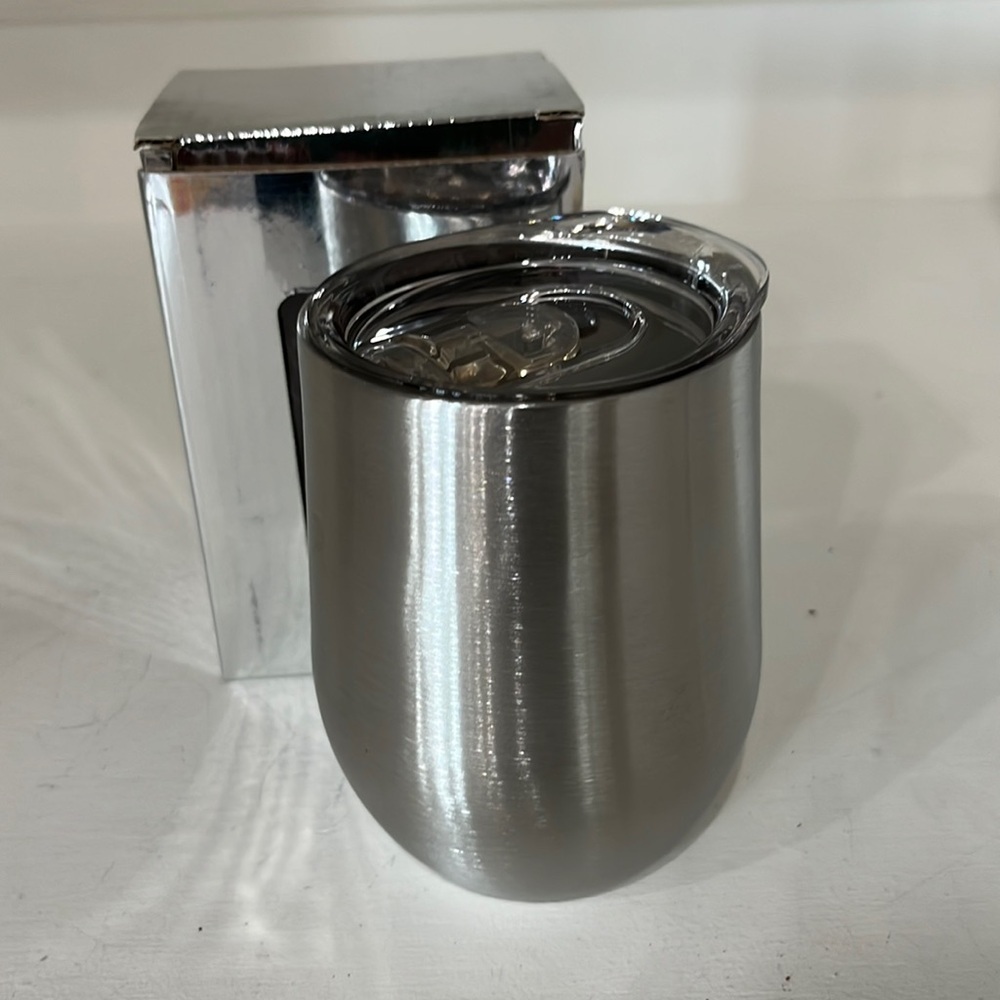 STAINLESS STEEL 12oz Wine Tumbler NWT set of 3